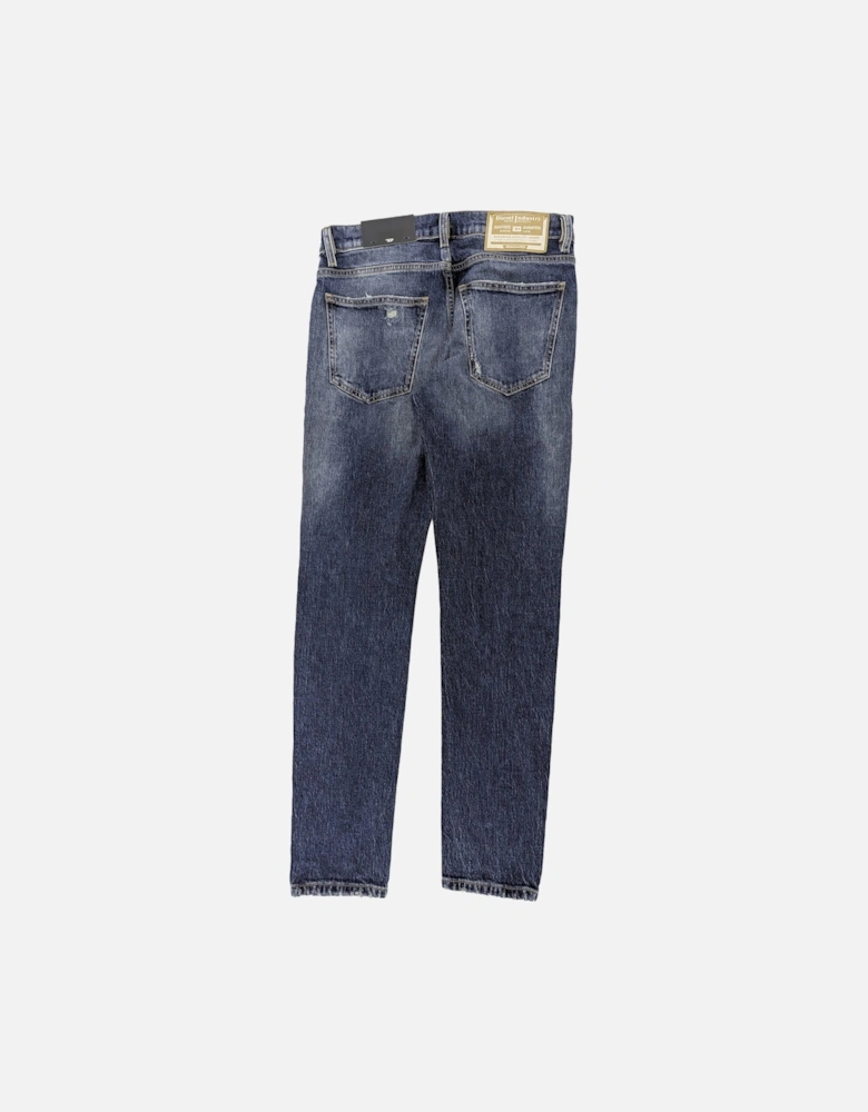 2019 D-STRUKT-R Mens Denim Jeans Slim Fit Mid Waist Cotton Workwear Pants