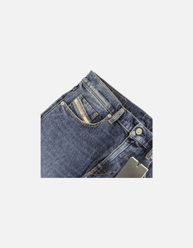 2019 D-STRUKT-R Mens Denim Jeans Slim Fit Mid Waist Cotton Workwear Pants