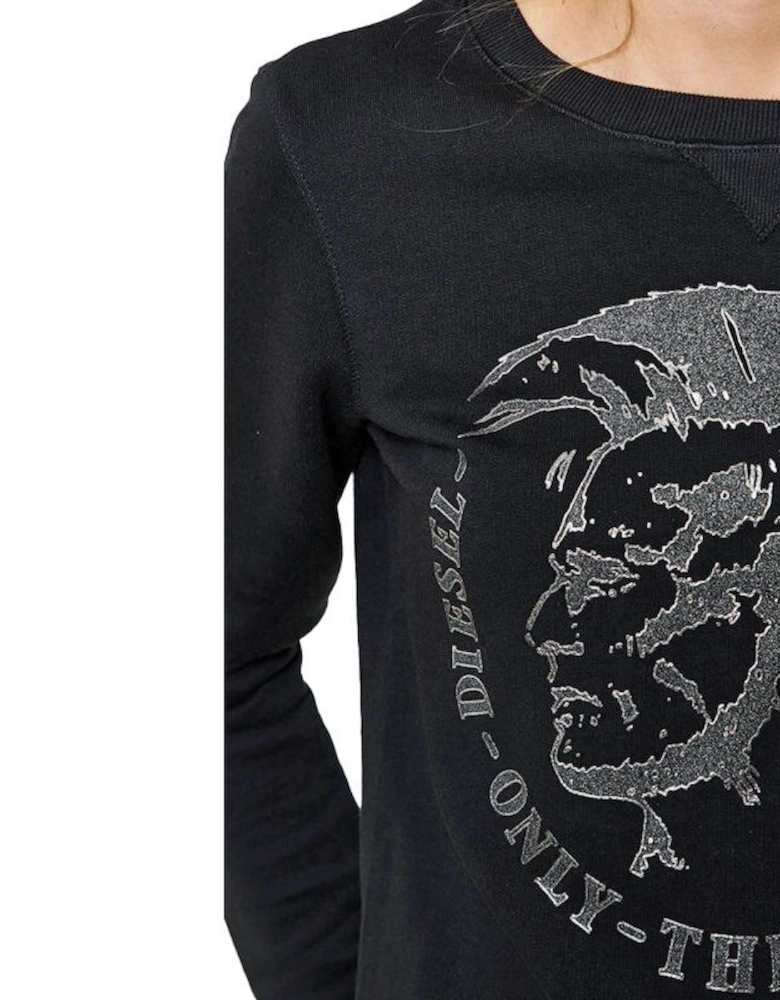 F RADI T Felpa Womens Sweatshirts Crew Neck Black Pullover Winter Sweater