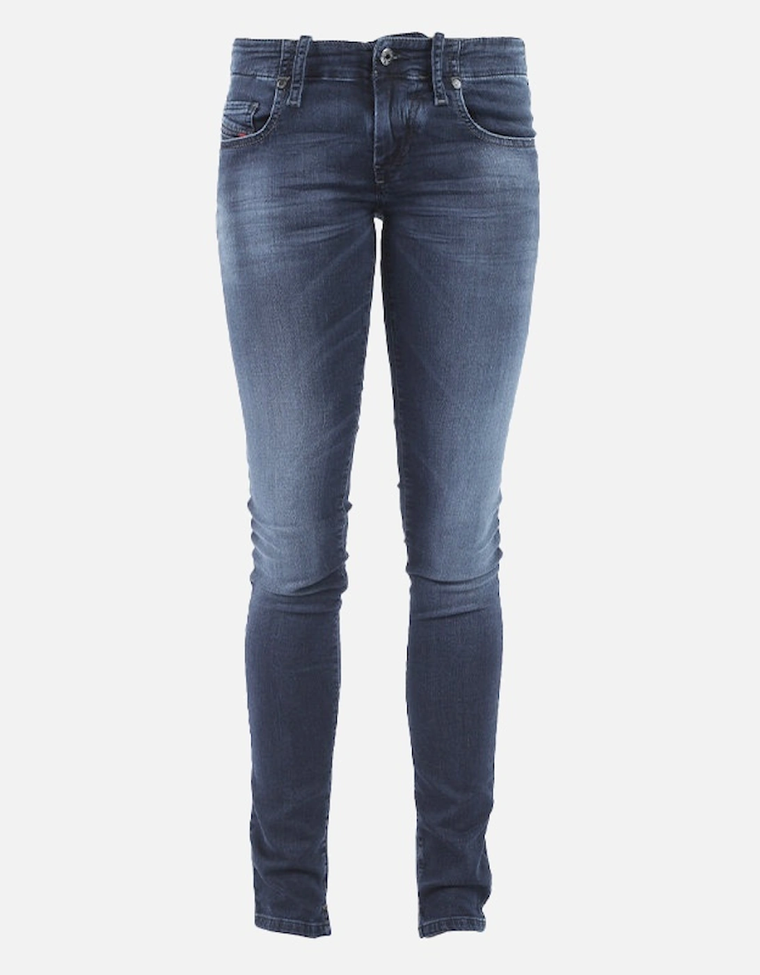 GRUPEE NE 0848K Womens Denim Jeans Slim Fit Skinny Casual Blue Jogg Pants