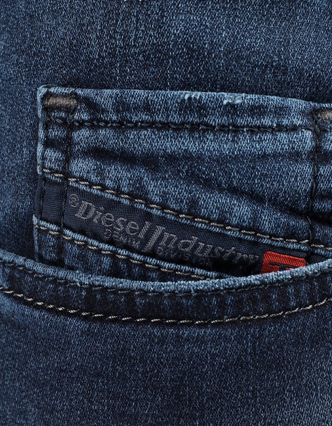 GRUPEE NE 0848K Womens Denim Jeans Slim Fit Skinny Casual Blue Jogg Pants