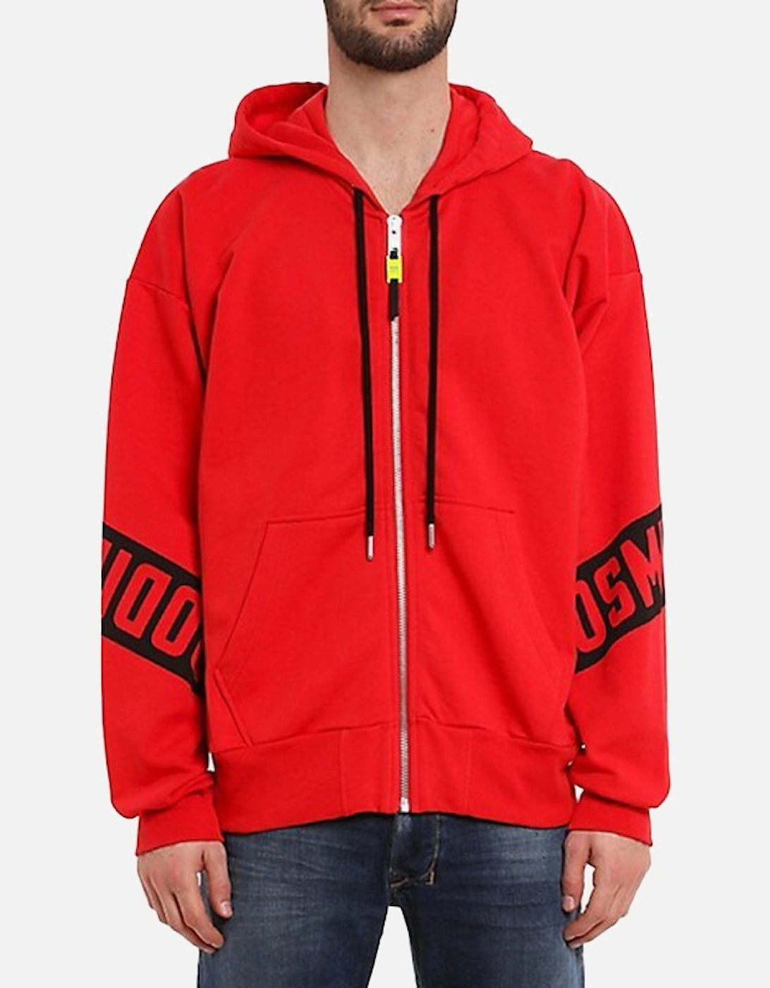 S ALBY ZIP FELPA Men Hoodies Full Zip Red Top Casual Hooded Sweatshirt XS, 6 of 5