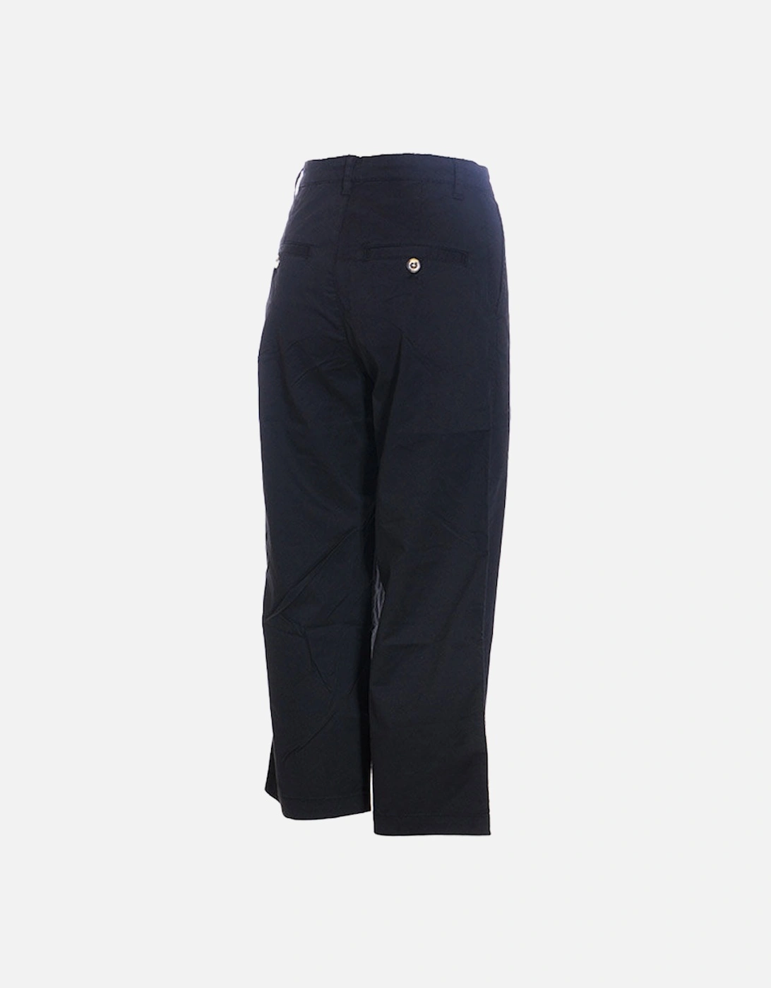 R ELOISE Womens Pant Trouser Loose Fit Causal Pants Navy Chinos Office