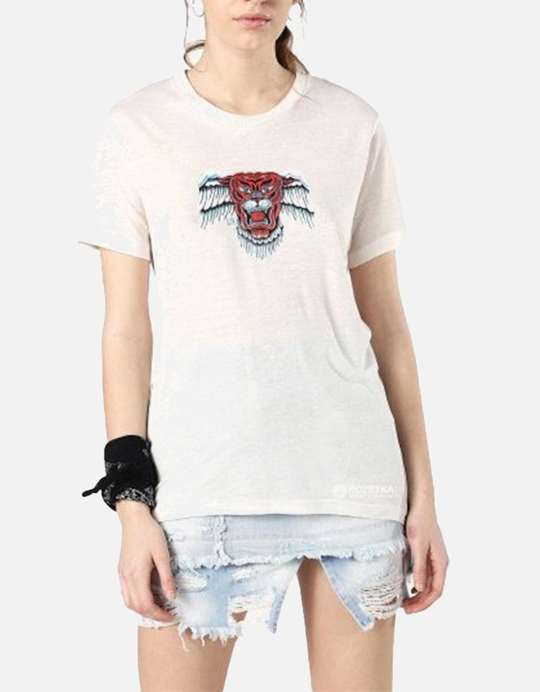 T SILY P Womens T Shirt Crew Neck Short Sleeves Regular Fit Casual Top