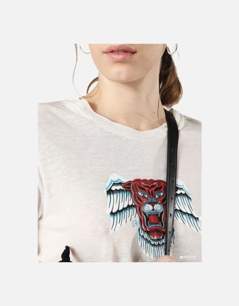 T SILY P Womens T Shirt Crew Neck Short Sleeves Regular Fit Casual Top