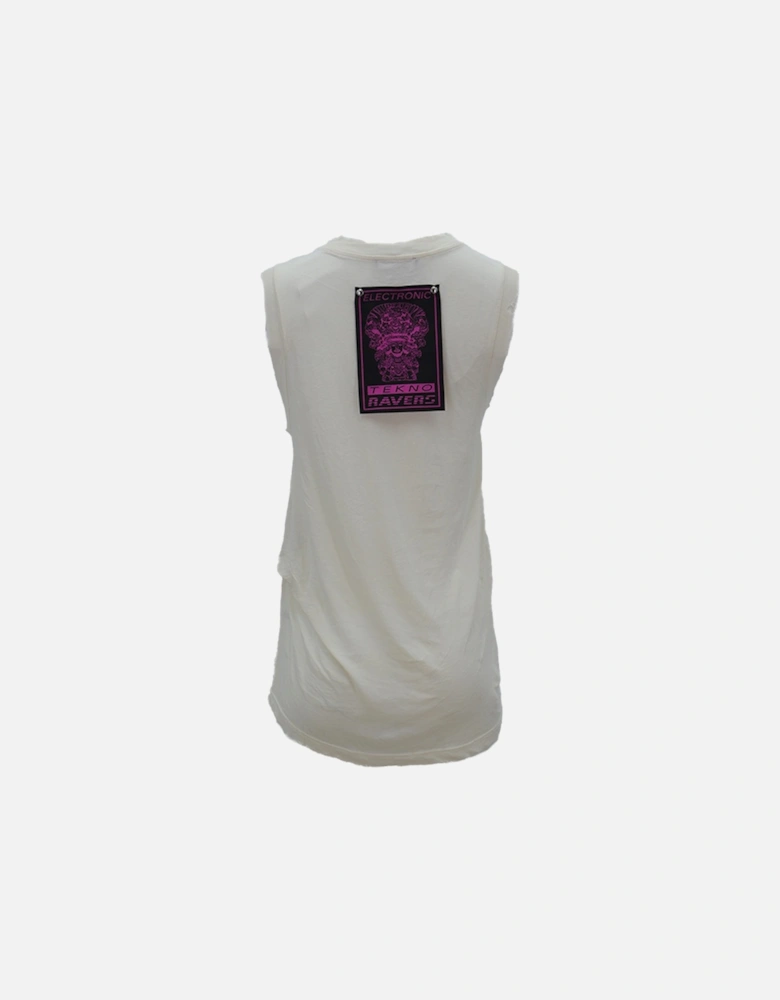T HEIKA Womens Dress T-Shirt Vest Round Neck Sleeveless Casual Tank Top