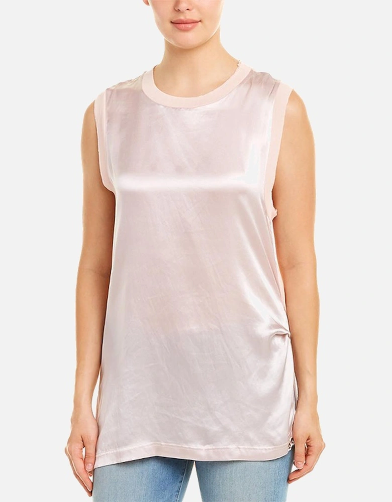 T HEIKA Womens Dress T-Shirt Vest Round Neck Sleeveless Casual Tank Top