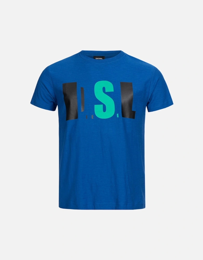 T JOE QB Mens T Shirt Slim Fit Crew Neck Printed Casual Summer Cotton Tee
