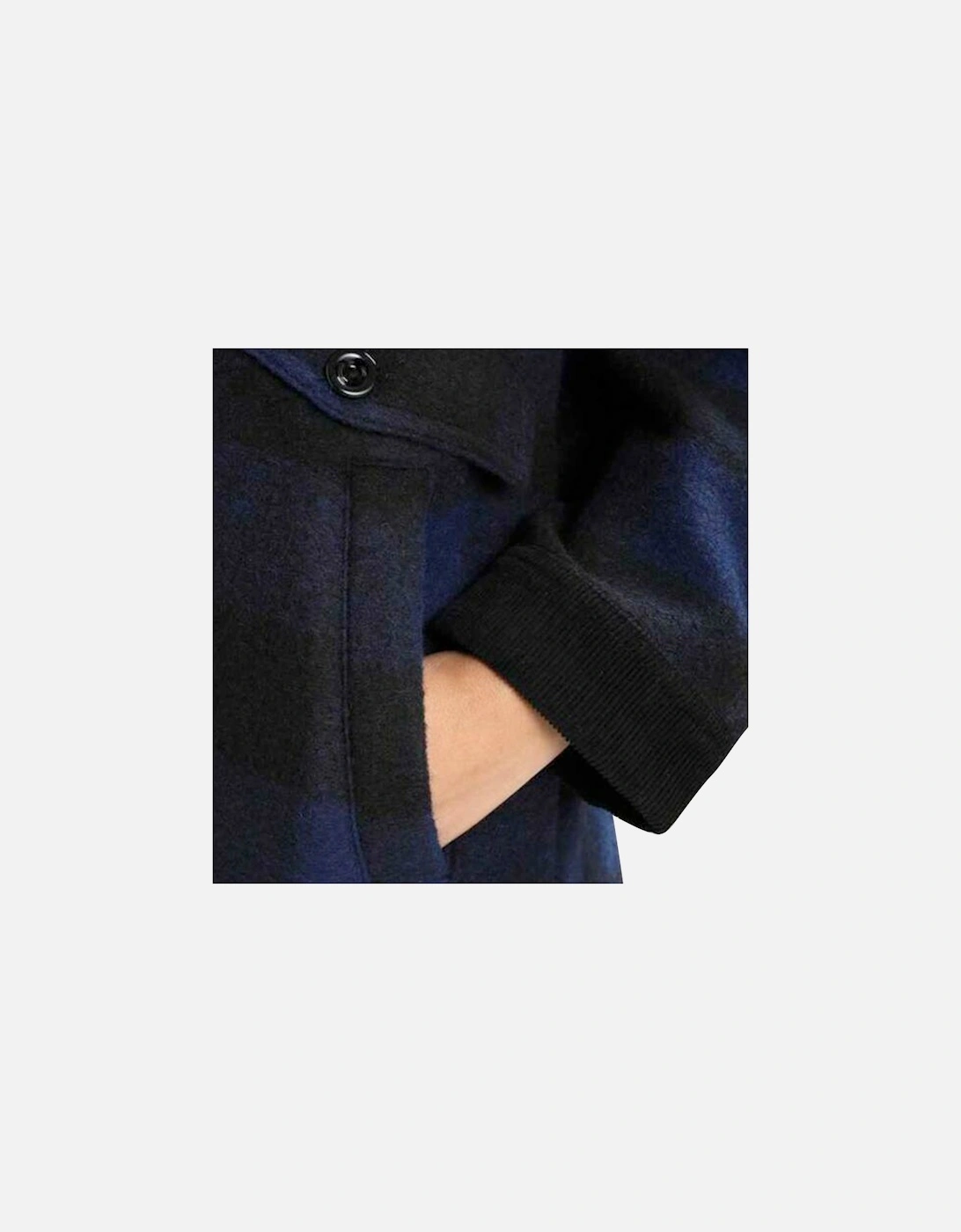 W-Dana Womens Waistcoat Single Breasted Trench XXS S L Blue Buffalo Check