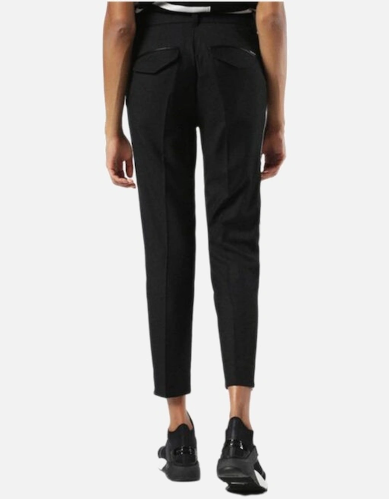 P Theas Pants AW 16 W24 - W32 Womens Chino Trousers Black Slim Fit Skinny Leg