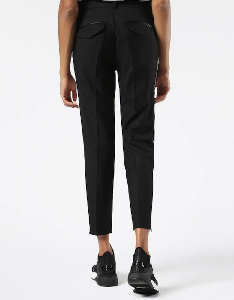 P Theas Pants AW 16 W24 - W32 Womens Chino Trousers Black Slim Fit Skinny Leg
