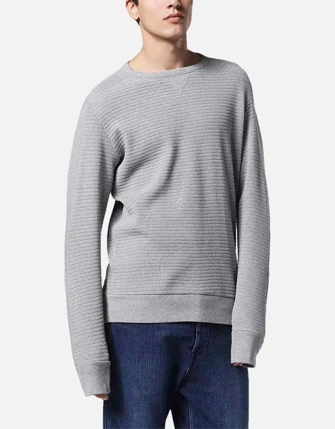 S JERRY FELPA Mens Sweatshirts Long Sleeve Pullover Lounge Wear Grey Top, 6 of 5