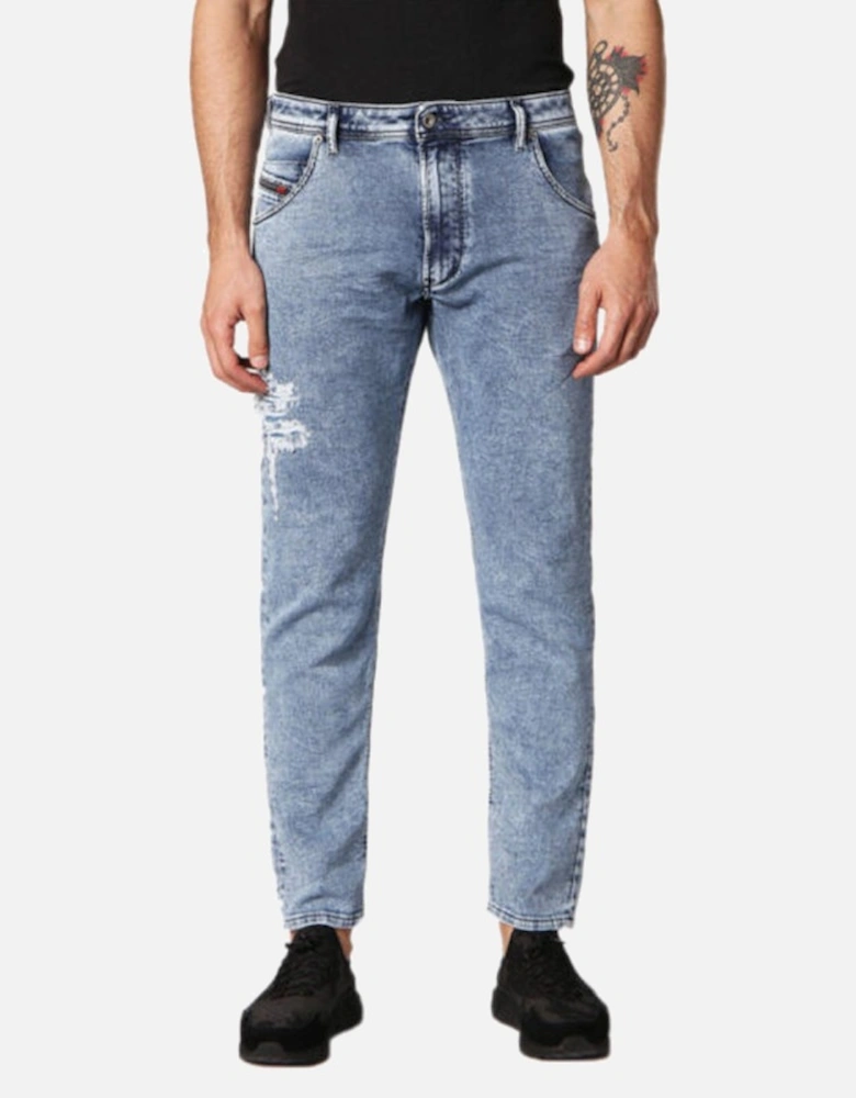 KROOLEY T 084PV Mens Jeans Sweat Jogg Pants Regular Fit Denim Trousers