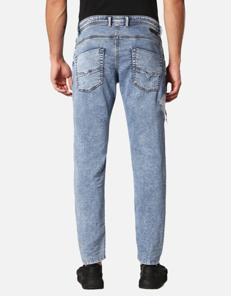 KROOLEY T 084PV Mens Jeans Sweat Jogg Pants Regular Fit Denim Trousers