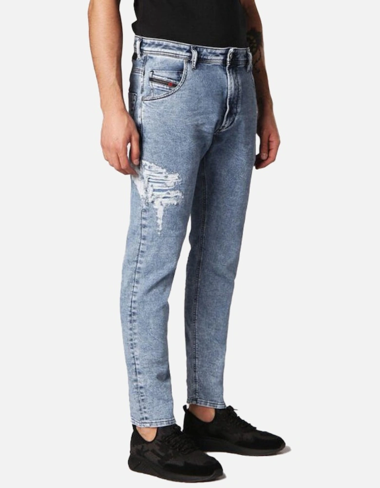 KROOLEY T 084PV Mens Jeans Sweat Jogg Pants Regular Fit Denim Trousers