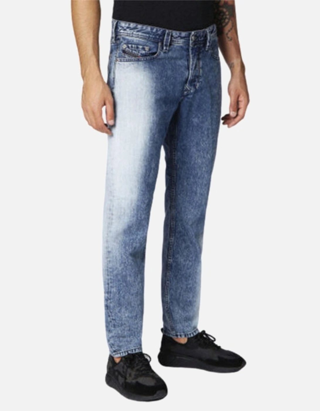LARKEE-BEEX-SP 084MH Mens Denim Jeans Regular Fit Tapered Casual Denim
