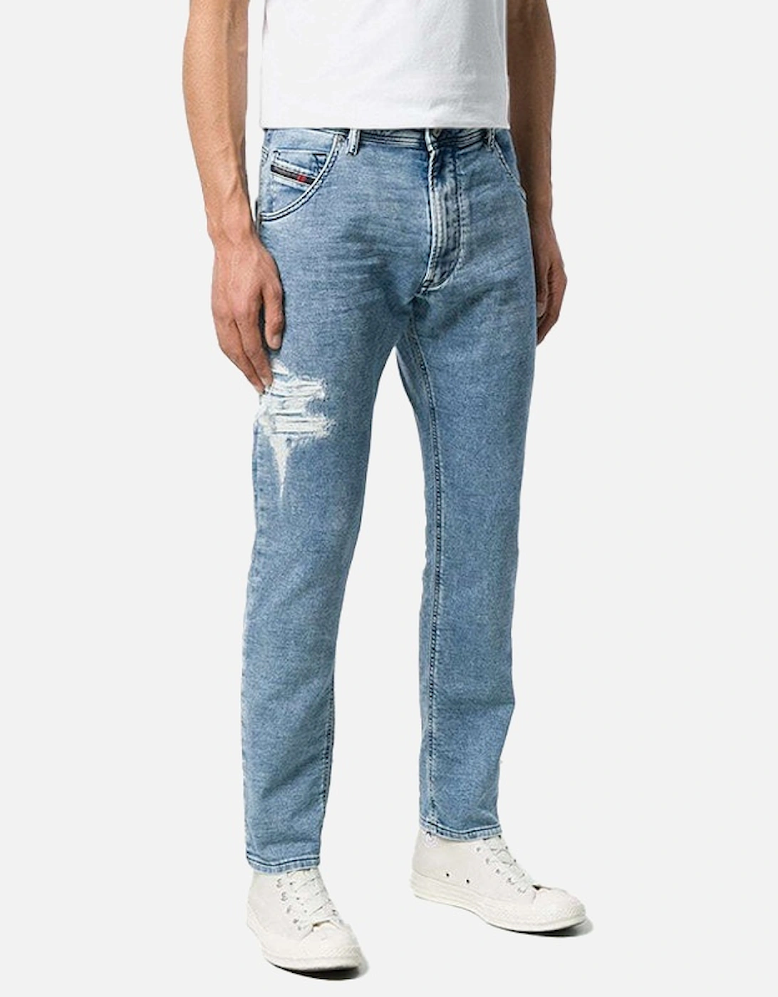KROOLEY T 084PV Mens Jeans Sweat Jogg Pants Regular Fit Denim Trousers