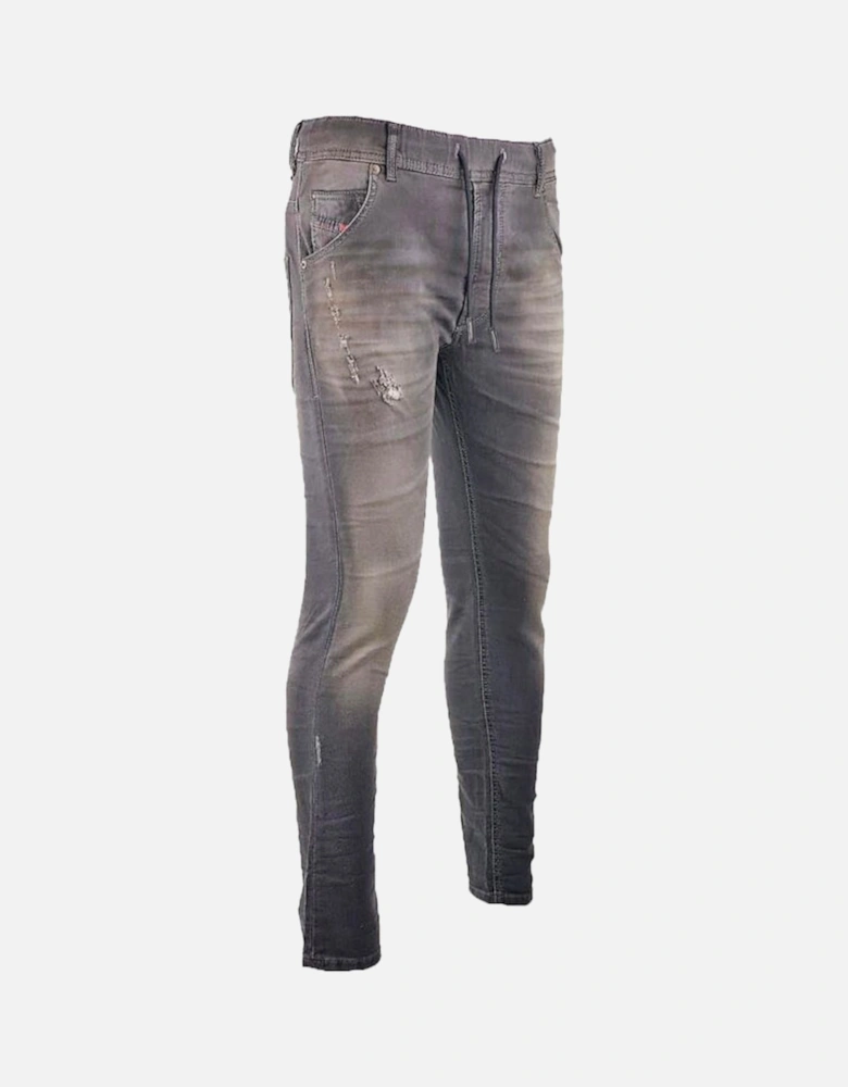 KROOLEY NE 0835B W26 - W30 Mens Denim Sweat Jogg Jeans Slim Carrot