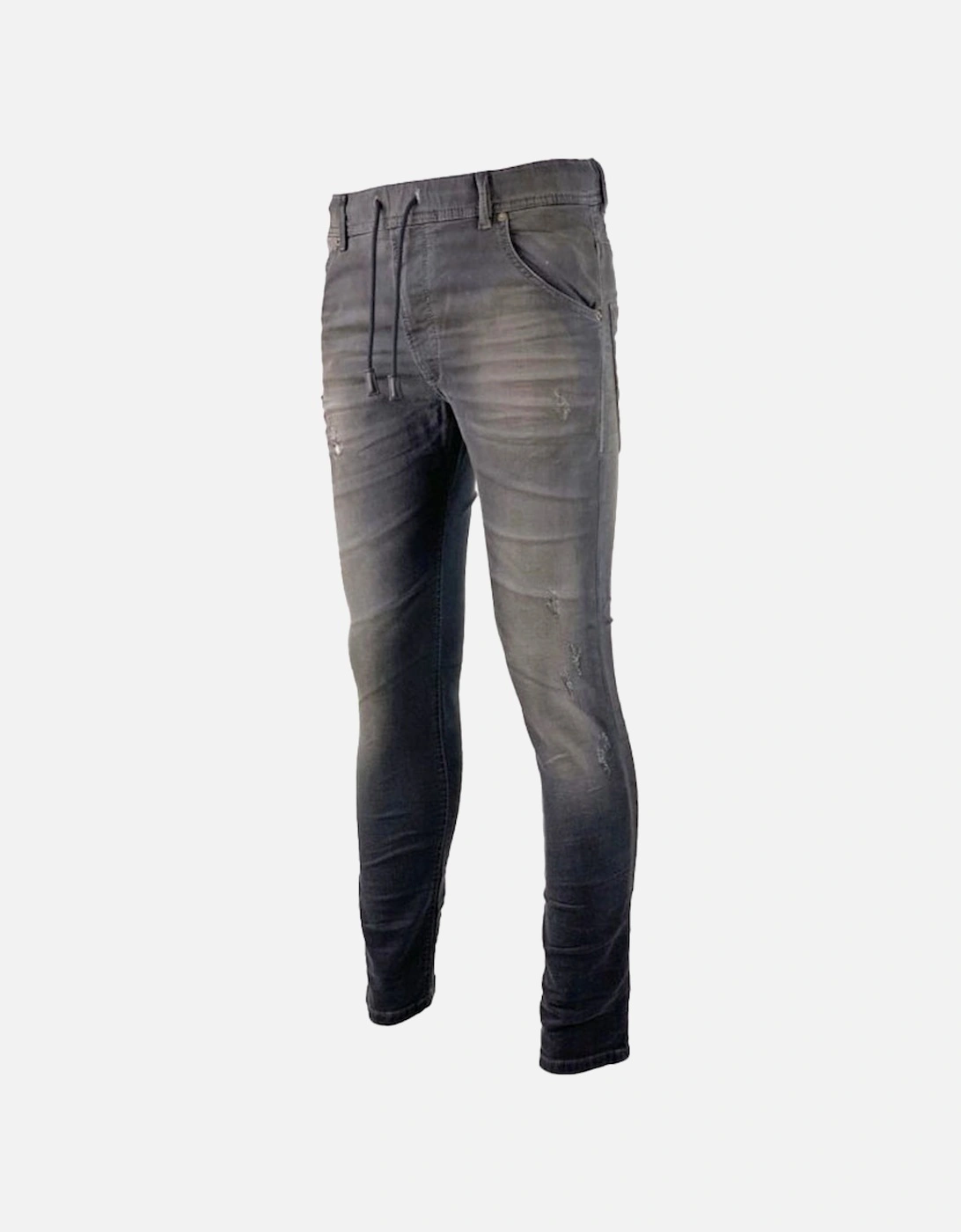 KROOLEY NE 0835B W26 - W30 Mens Denim Sweat Jogg Jeans Slim Carrot