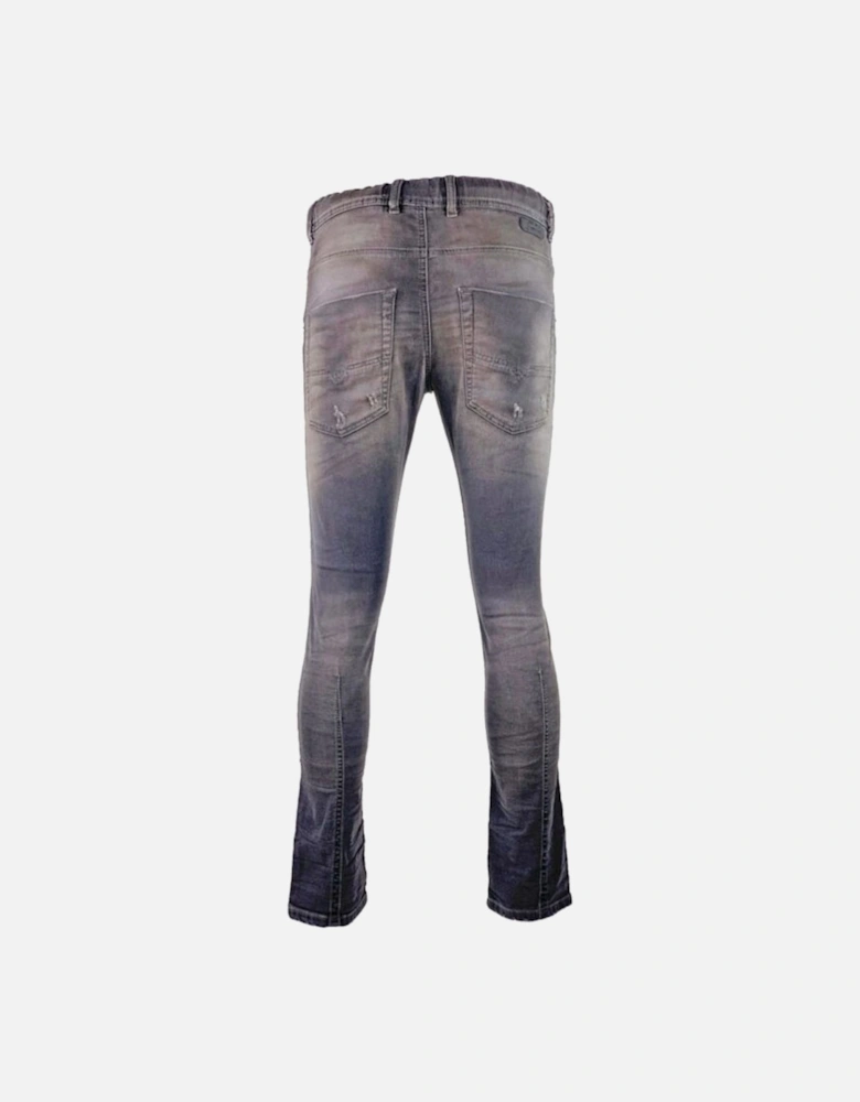KROOLEY NE 0835B W26 - W30 Mens Denim Sweat Jogg Jeans Slim Carrot