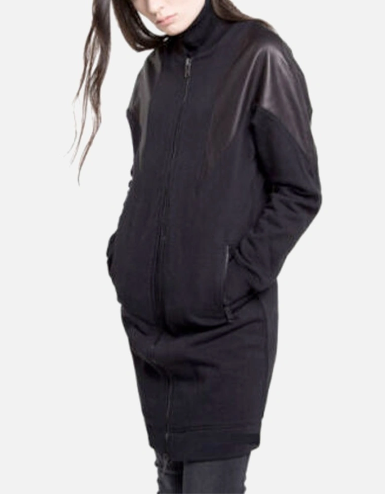 G Consuelo Womens Jacket Long Cardigan Shrug Size XS S Black Slim Zipped