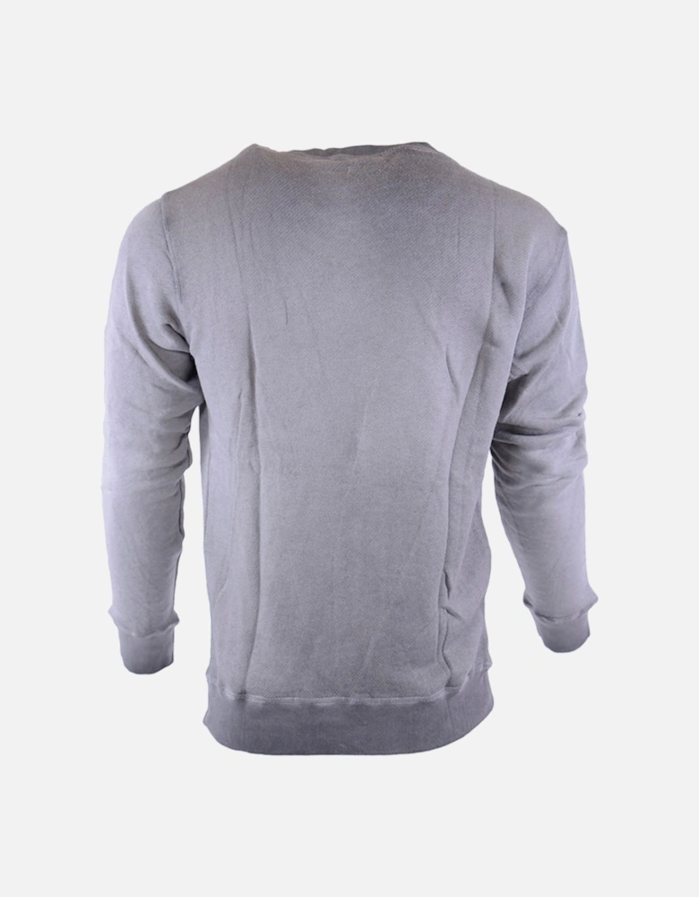 S JOE AD Mens Sweatshirt Crew Neck Casual Jumper Pullover Grey Cardigan