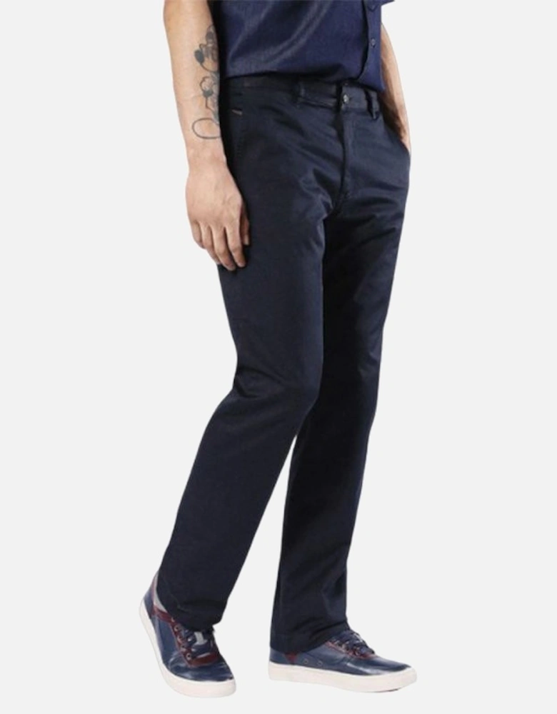 CHI PITT 0JAKH 81E Mens Chino Trousers Hose Stretch Casual Navy Pants