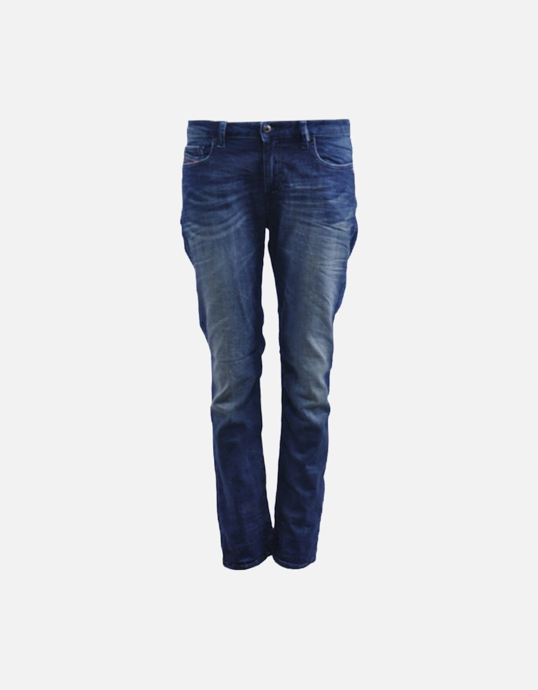 RIZZO NE 0601L Womens Jeans Regular Fit Sweat Jogg Denim Blue Trousers, 8 of 7