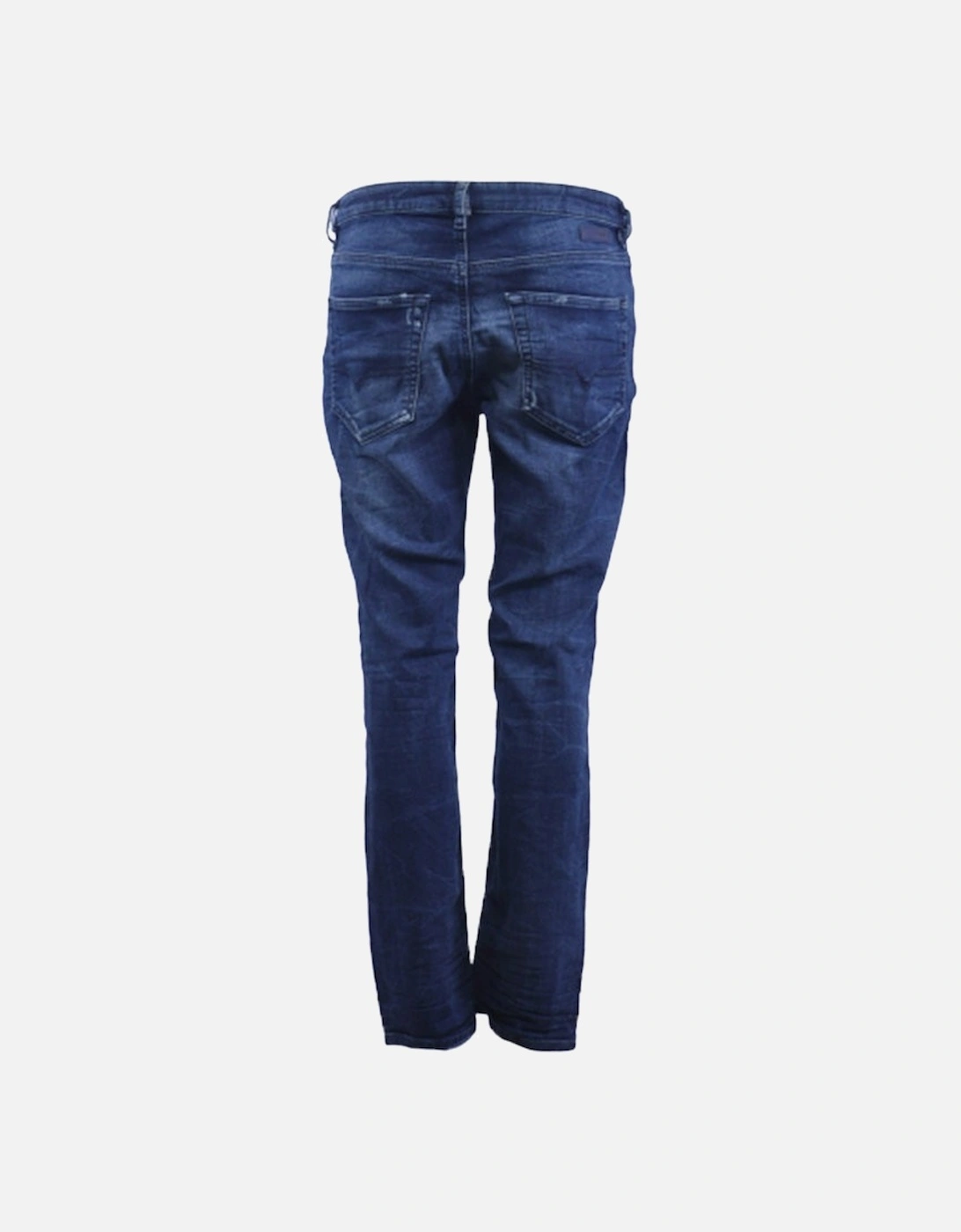 RIZZO NE 0601L Womens Jeans Regular Fit Sweat Jogg Denim Blue Trousers