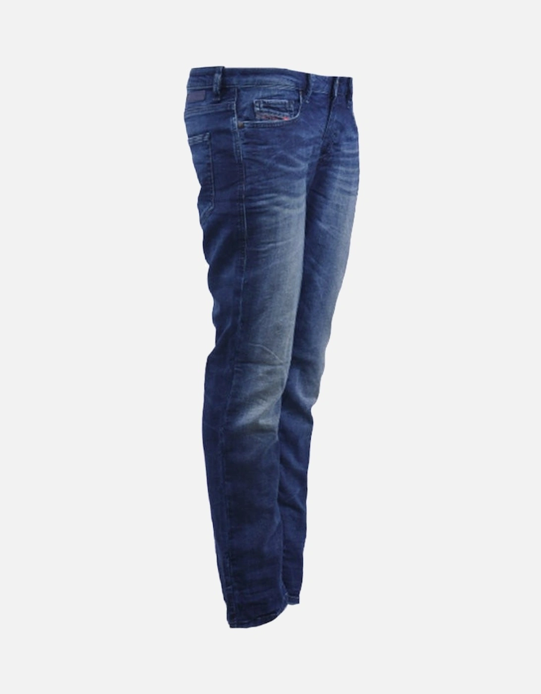 RIZZO NE 0601L Womens Jeans Regular Fit Sweat Jogg Denim Blue Trousers