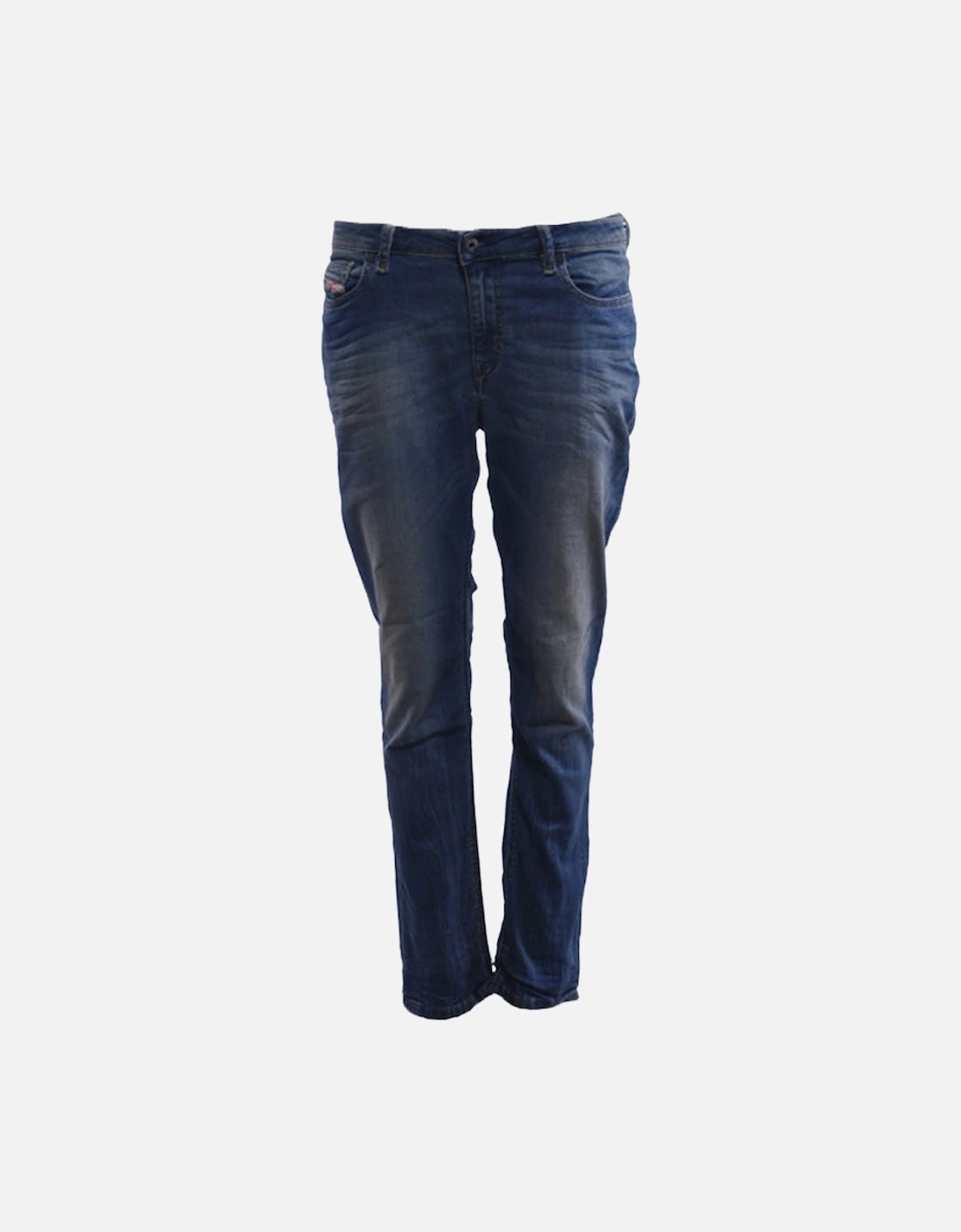 RIZZO NE 0668W Womens Denim Sweat Jogg Jeans Slim Fit Carrot Leg Blue, 7 of 6