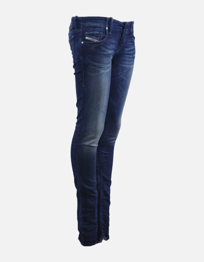 GRUPEE NE 0601L Womens Denim Jeans Sweat Jogg Jeans Super Slim Fit Skinny
