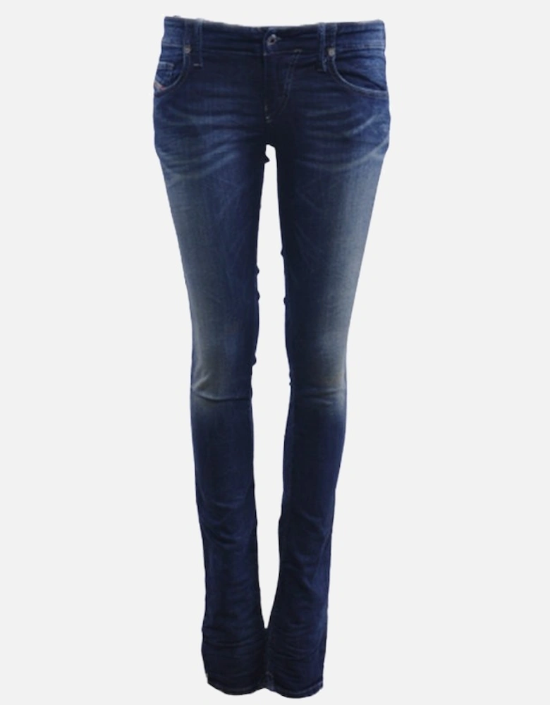 GRUPEE NE 0601L Womens Denim Jeans Sweat Jogg Jeans Super Slim Fit Skinny