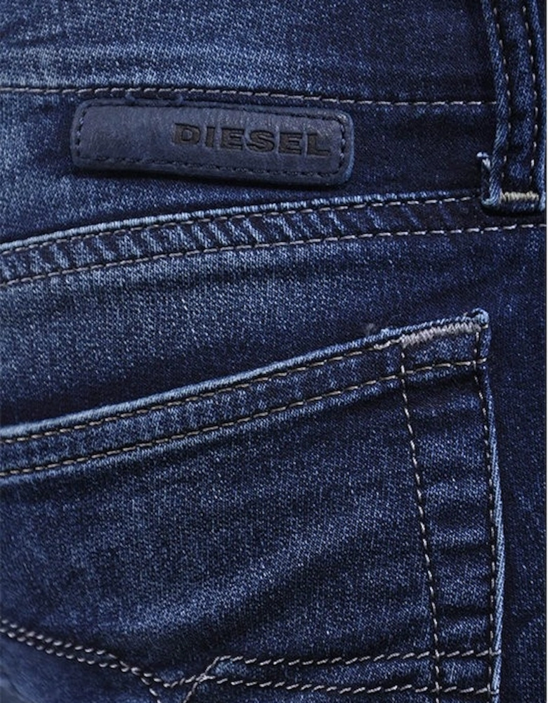 GRUPEE NE 0601L Womens Denim Jeans Sweat Jogg Jeans Super Slim Fit Skinny
