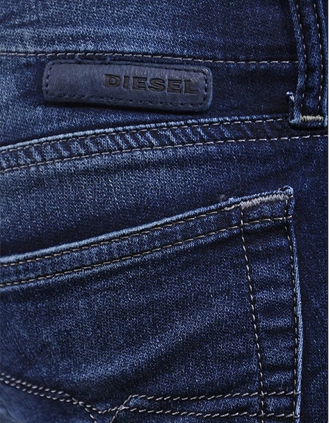 GRUPEE NE 0601L Womens Denim Jeans Sweat Jogg Jeans Super Slim Fit Skinny