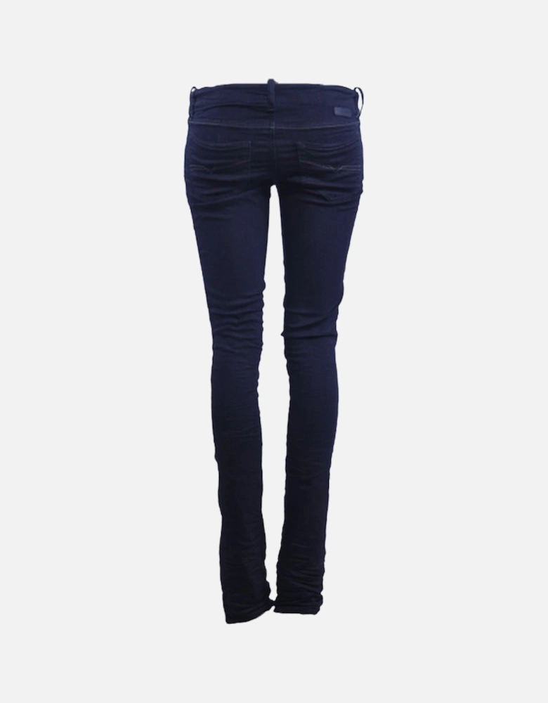GRUPEE NE 0600V Womens Denim Jeans Sweat Jogg Jeans Stretch Slim Skinny