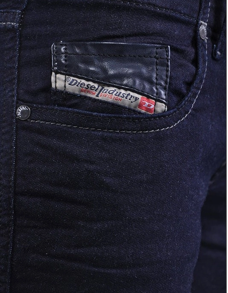 GRUPEE NE 0600V Womens Denim Jeans Sweat Jogg Jeans Stretch Slim Skinny