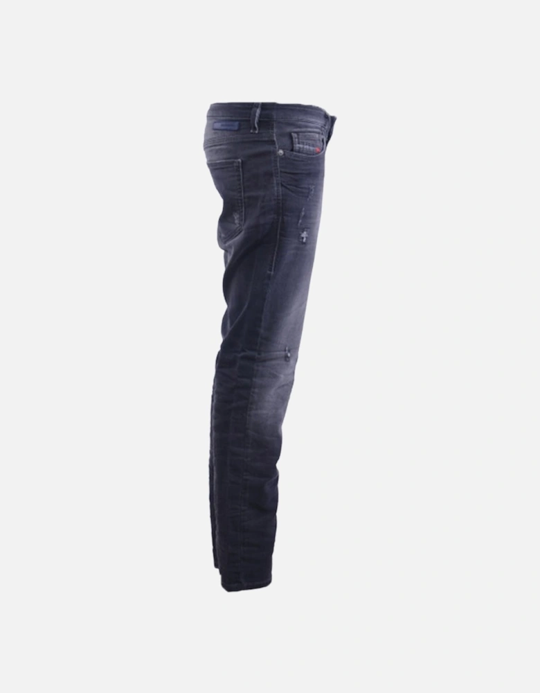 RIZZO NE 0856S Womens Denim Jeans Distressed Regular Fit Jogg Sweat Pants