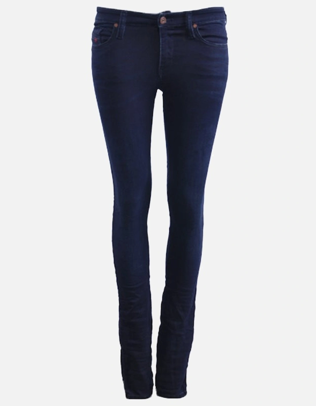 SKINZEE NE 0684L Womens Denim Jeans Slim Fit Skinny Leg Sweat Jogg Pants, 9 of 8