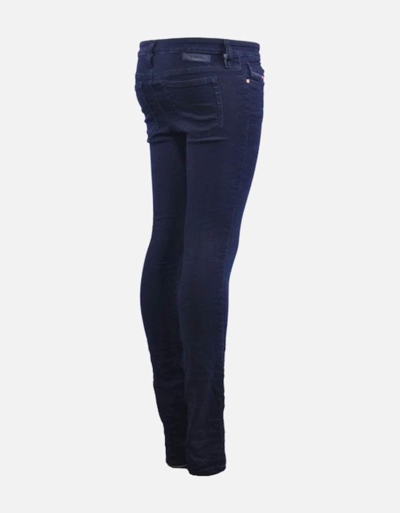 SKINZEE NE 0684L Womens Denim Jeans Slim Fit Skinny Leg Sweat Jogg Pants