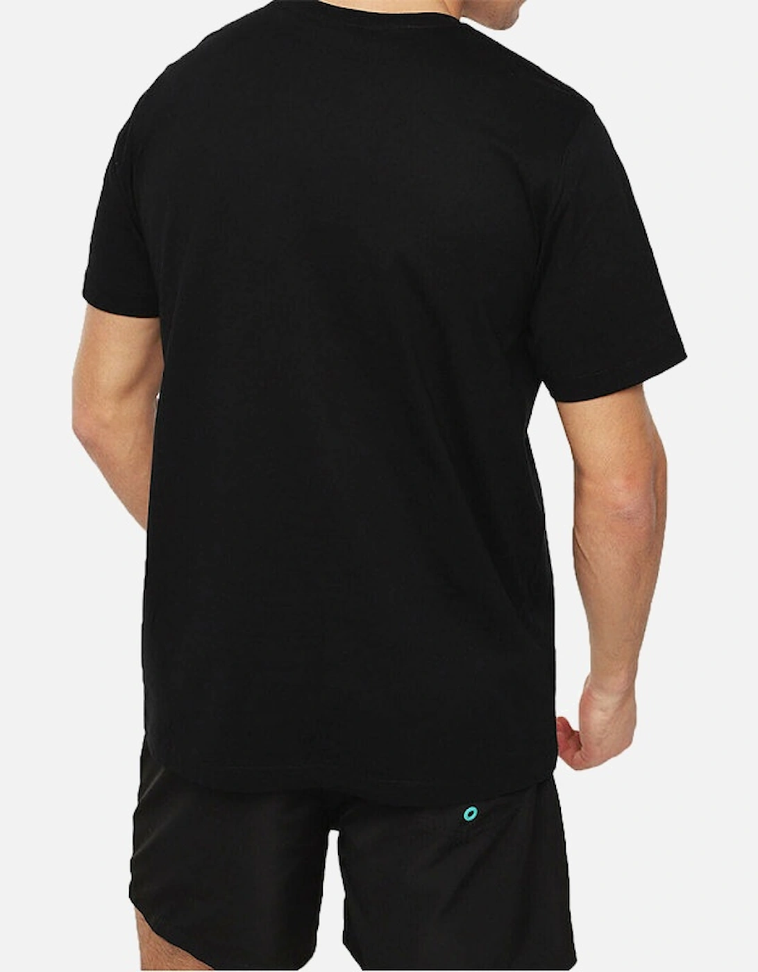 BMOWT JUST B Mens T Shirt Crew Neck Short Sleeves Casual Summer Black Tee