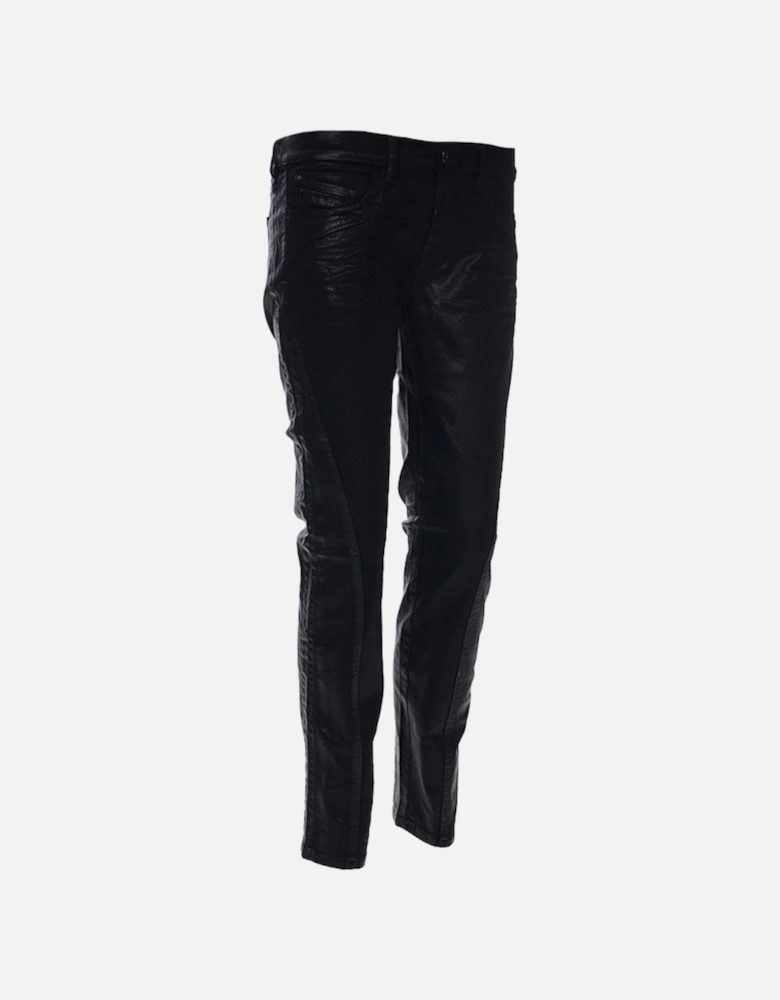 BLACK GOLD TYPE 163C BG3AD Womens Jeans Stretch Slim Fit Black Wax Pants