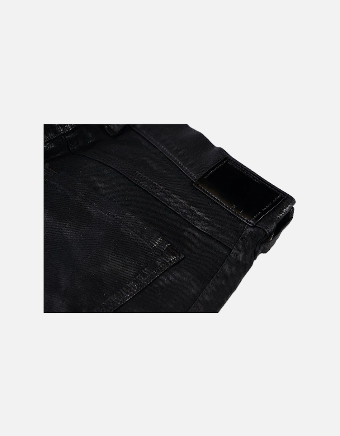 BLACK GOLD TYPE 163C BG3AD Womens Jeans Stretch Slim Fit Black Wax Pants