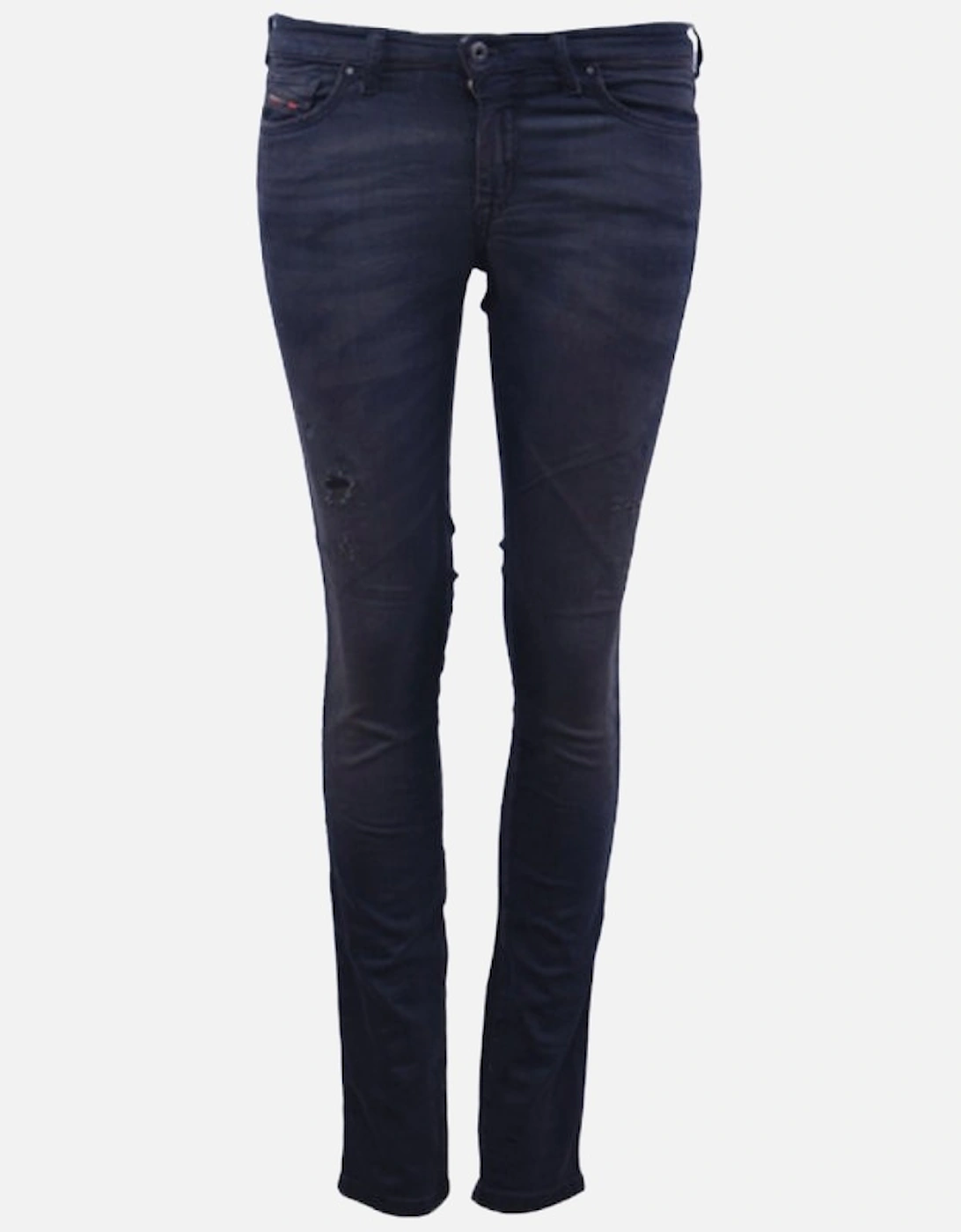 DORIS NE 0669Q Womens Denim Jeans Slim Fit Distressed Sweat Jogg Pants, 7 of 6