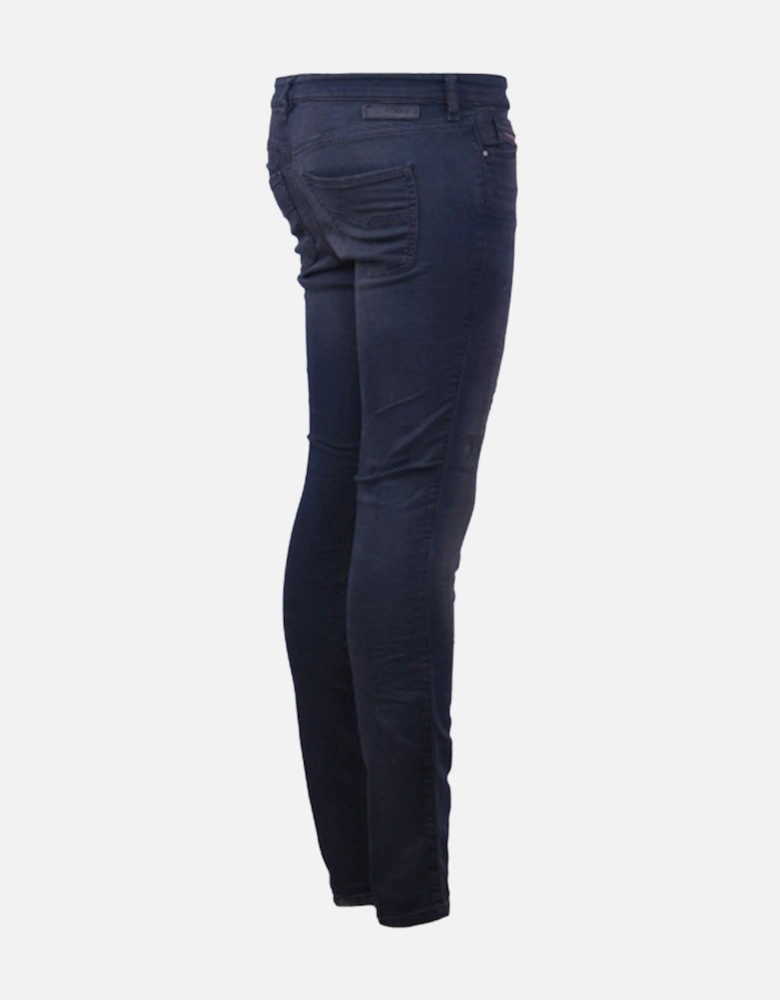 DORIS NE 0669Q Womens Denim Jeans Slim Fit Distressed Sweat Jogg Pants