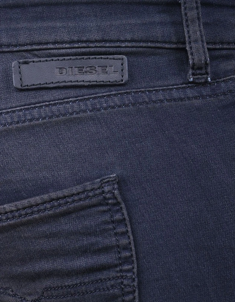 DORIS NE 0669Q Womens Denim Jeans Slim Fit Distressed Sweat Jogg Pants
