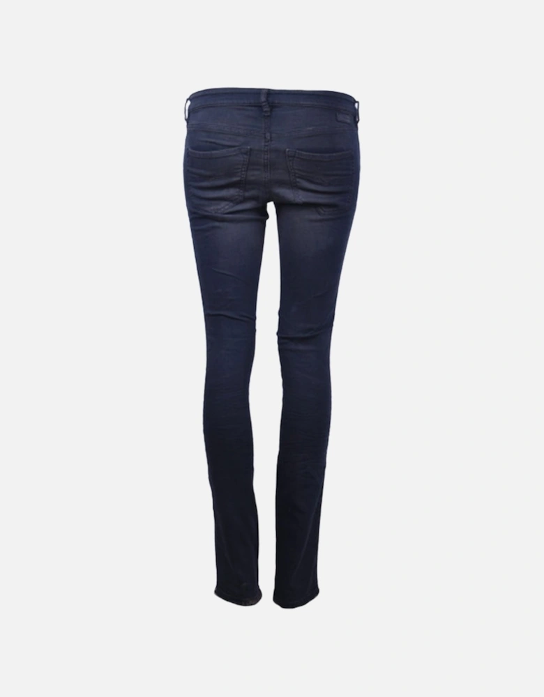 DORIS NE 0669Q Womens Denim Jeans Slim Fit Distressed Sweat Jogg Pants