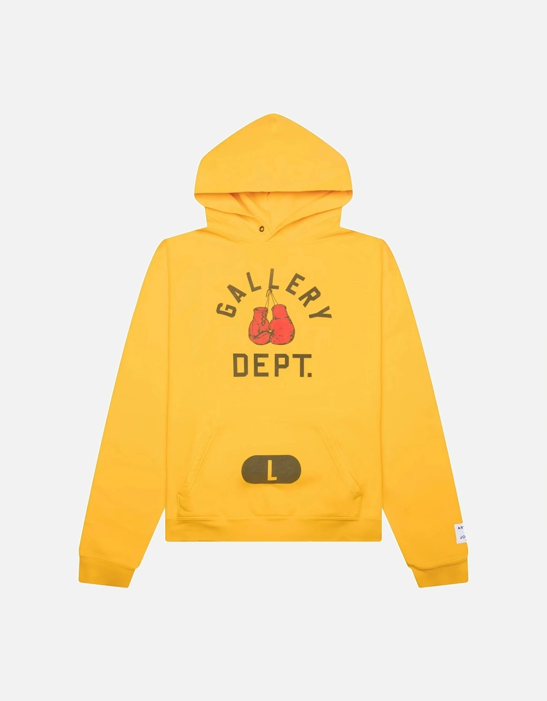 Boxing Merch Hoodie in Yellow, 6 of 5