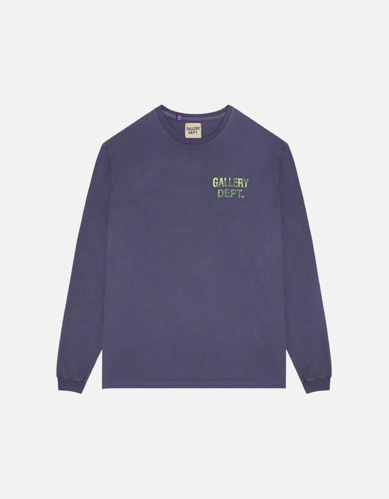 Souvenir Long Sleeve T-Shirt in Navy