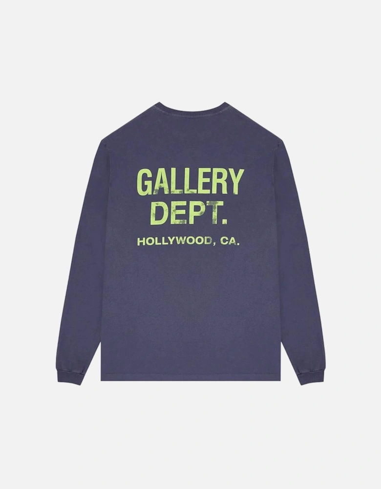 Souvenir Long Sleeve T-Shirt in Navy